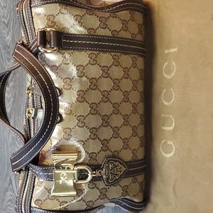Gucci Crystal Duchessa Boston Bag